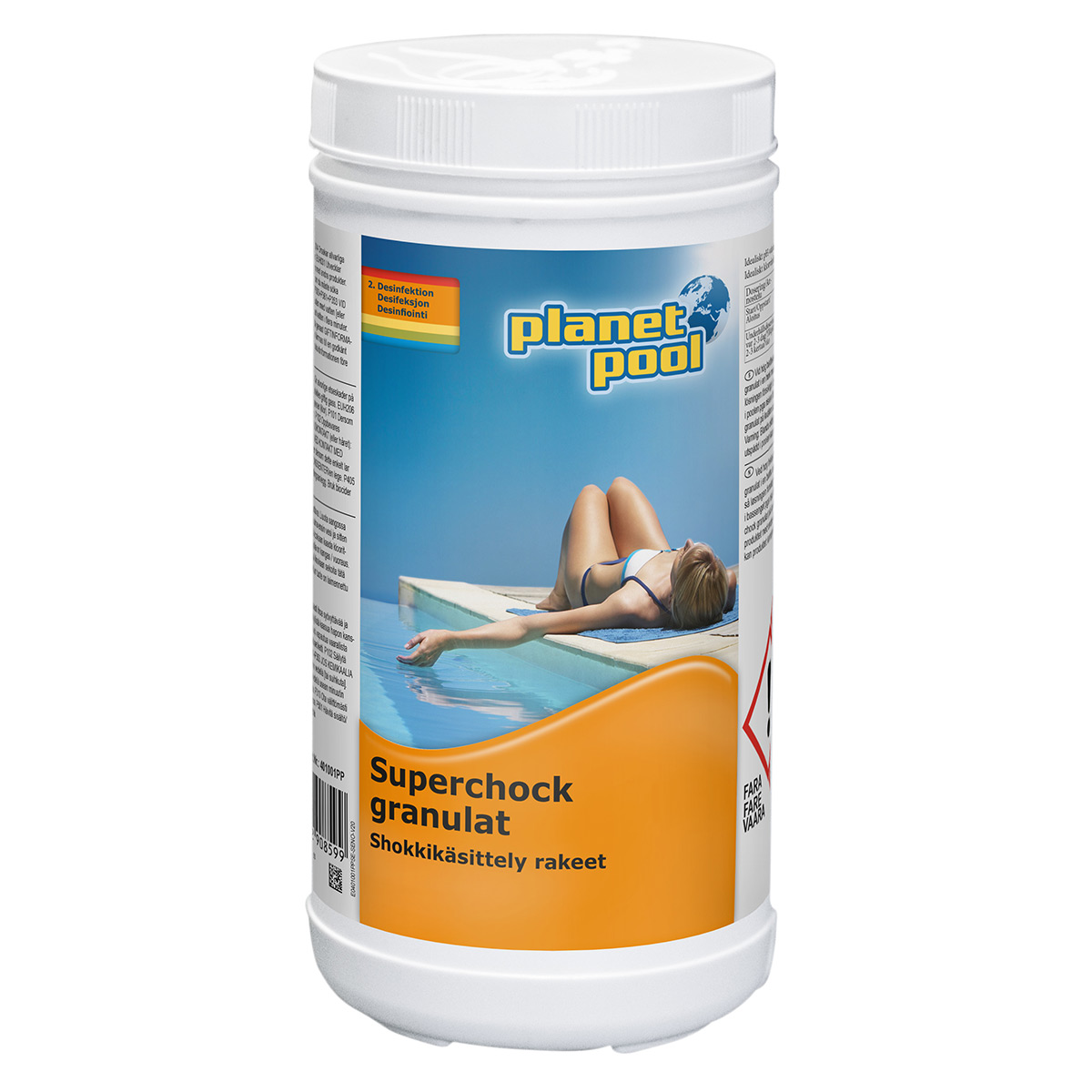 Klor Planet Pool Superchock Granulat 1 kg