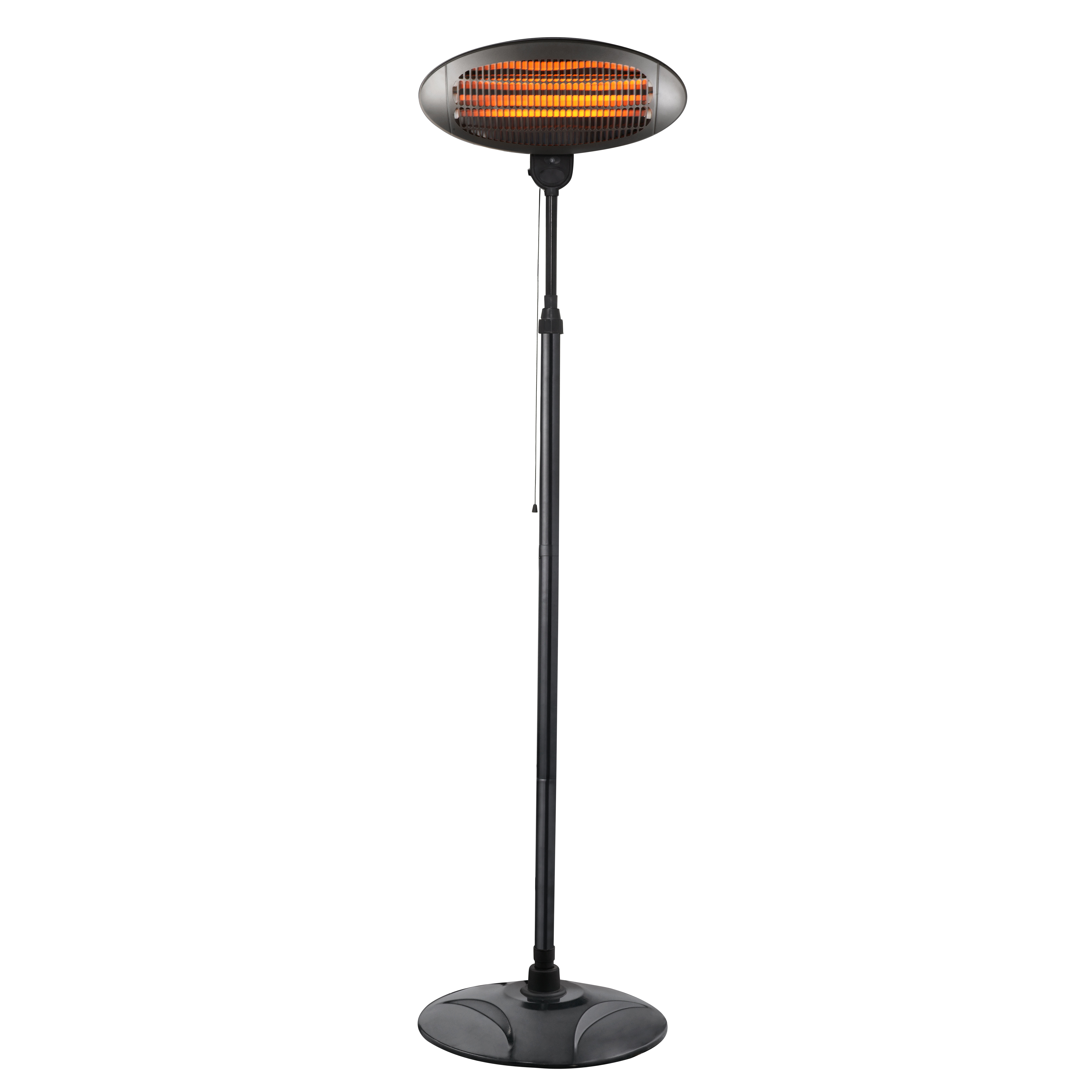 Terrassevarmer Home it Frittstående Sort 2000W