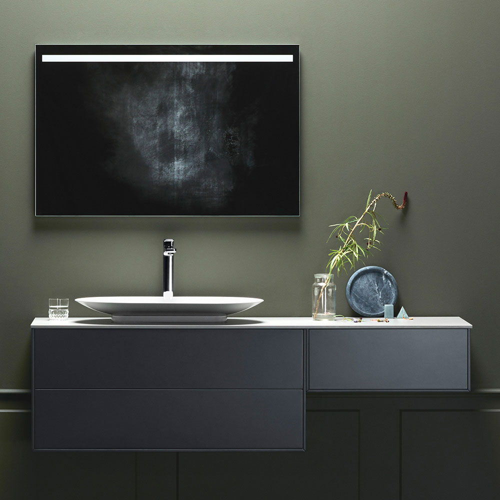 Tvättställsskåp Hafa Edge 600 med Sidomodul 600