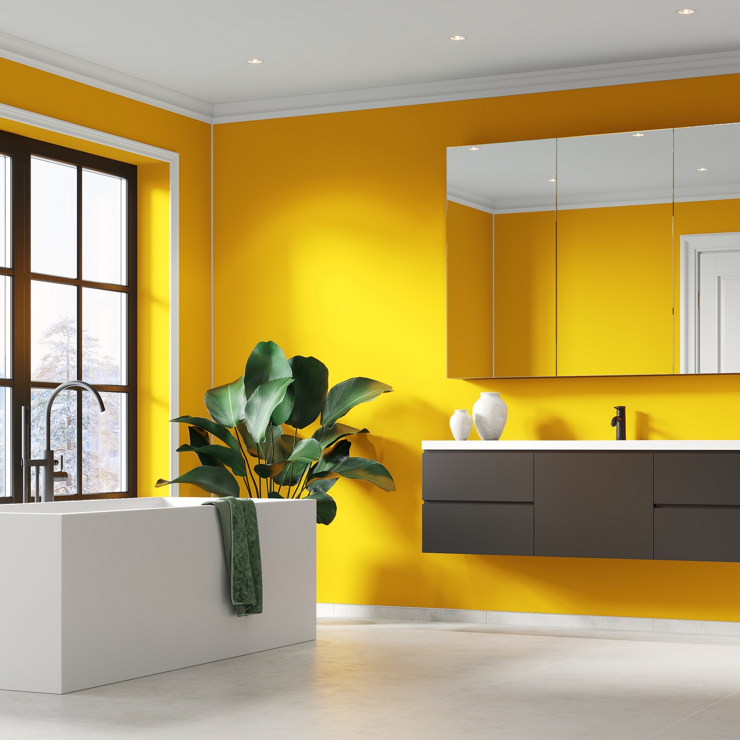 Baderomspanel Fibo 2167-M00 EM Deep Yellow