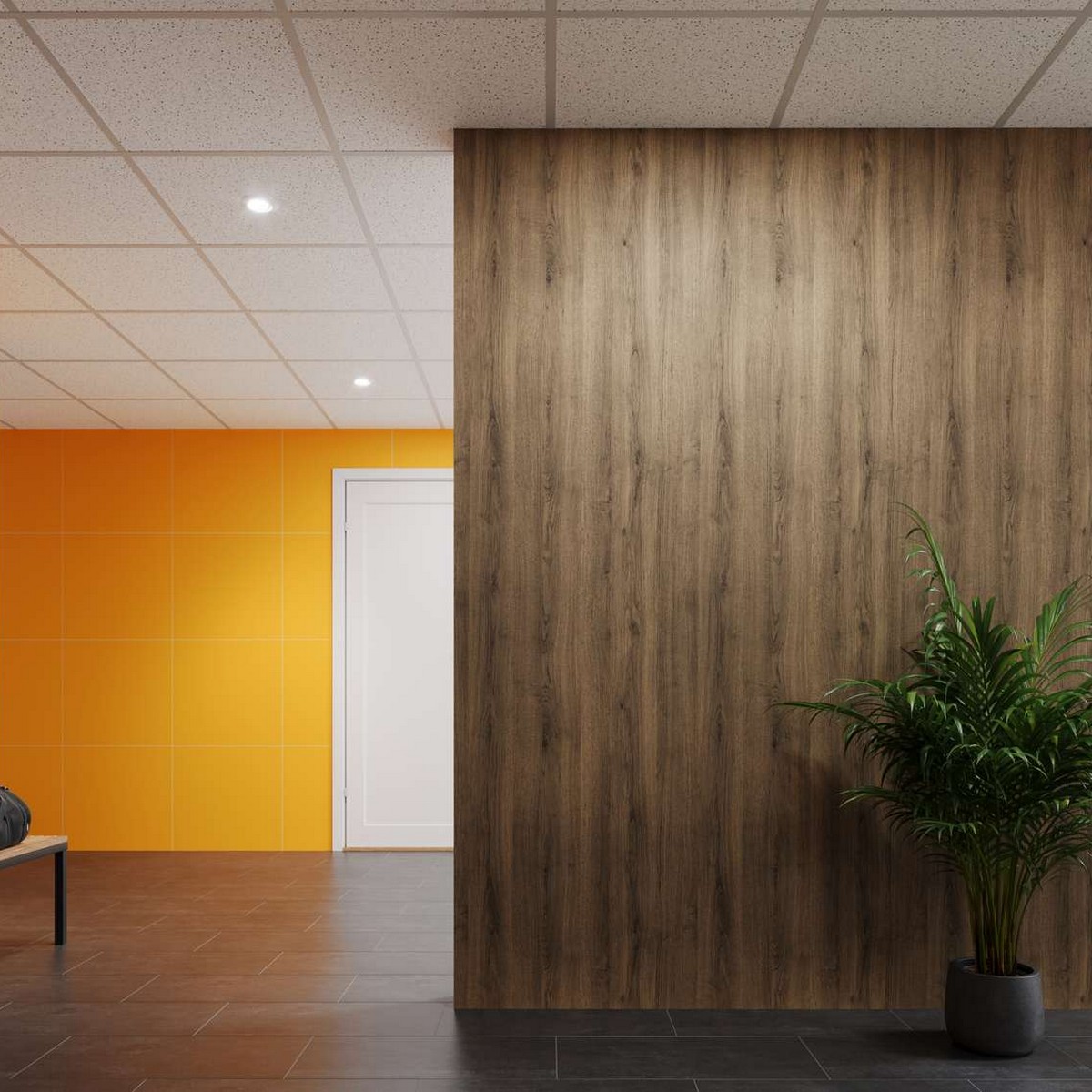 Baderomspanel Fibo 2167-M6060 EM Deep Yellow