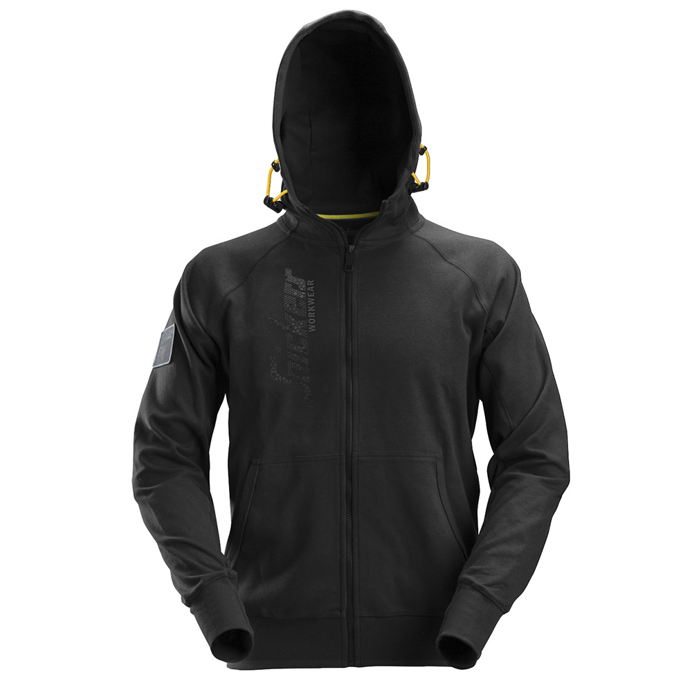 Tröja Snickers Workwear Hoodie zip loggo Storlek: XXXL, Färg: Navy