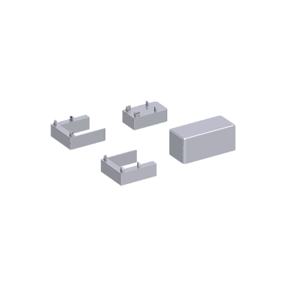 Distansbrickor Dansani 2×6 mm Grå