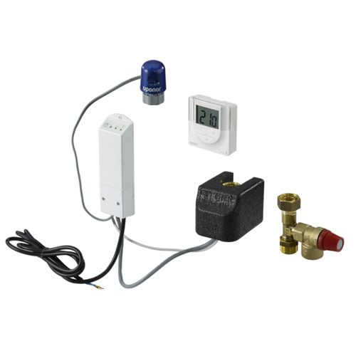 Uponor Reglerset Fluvia T med Elpatron Push-12-CH-X