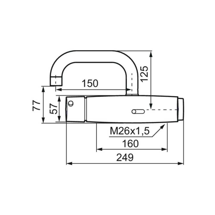 Operationsblandare FM Mattsson Tronic WMS med Termostatfunktion
