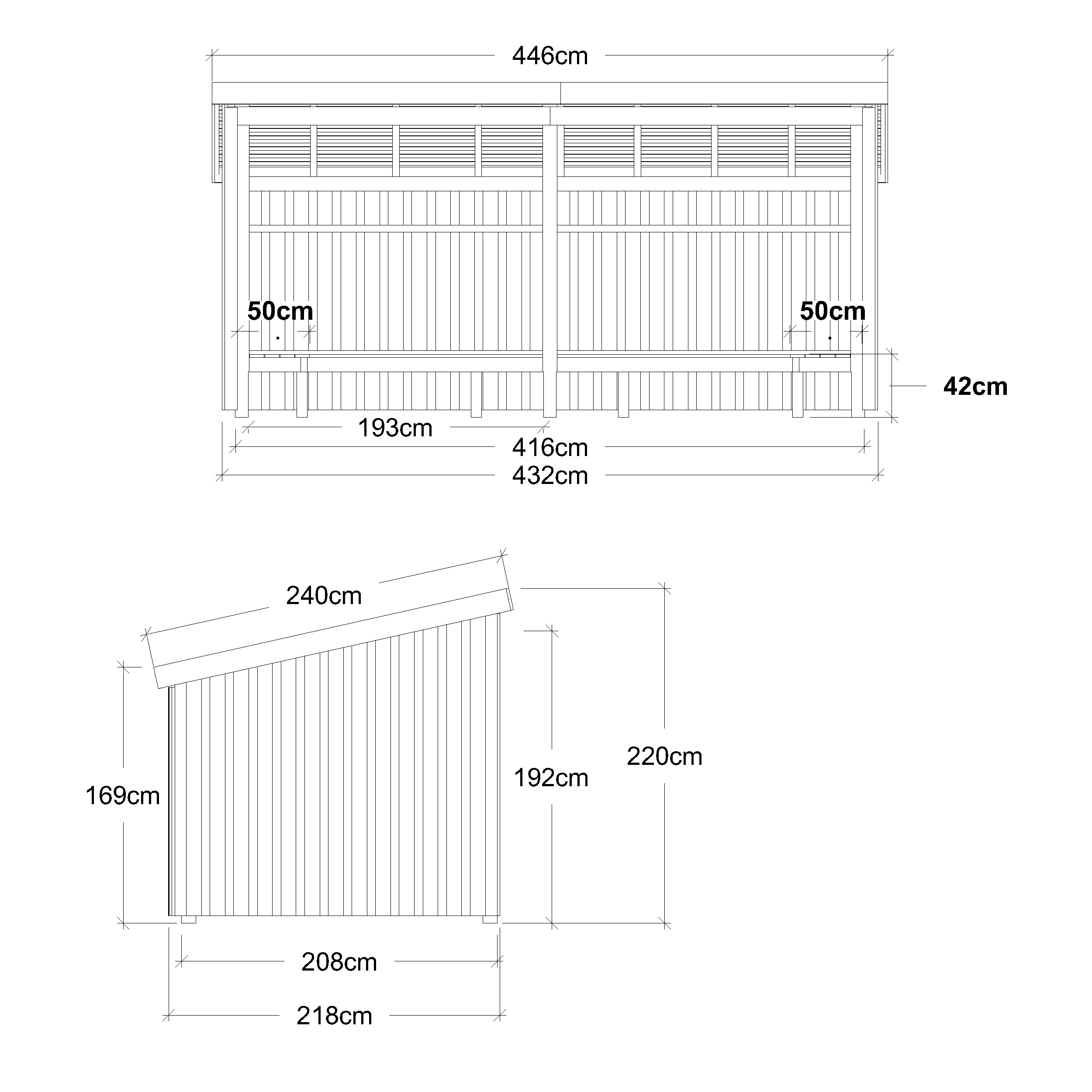 Bålhytte PLUS Nordic 9,5 m2