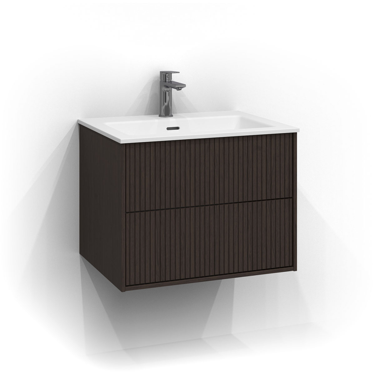 Tvättställsskåp Svedbergs Epos 60x45 med 2 Lådor | badrum - badrumsmobler - tvattstallsskap-och-kommod | KakelKungen