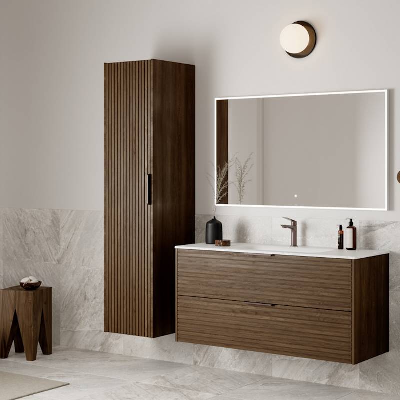 Servantskap Linn Bad Silje 120 cm 2 Skuffer Senter