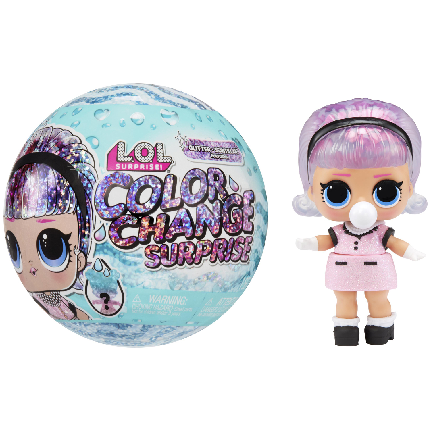 Figurer L.O.L. Surprise Glitter Color Change Doll