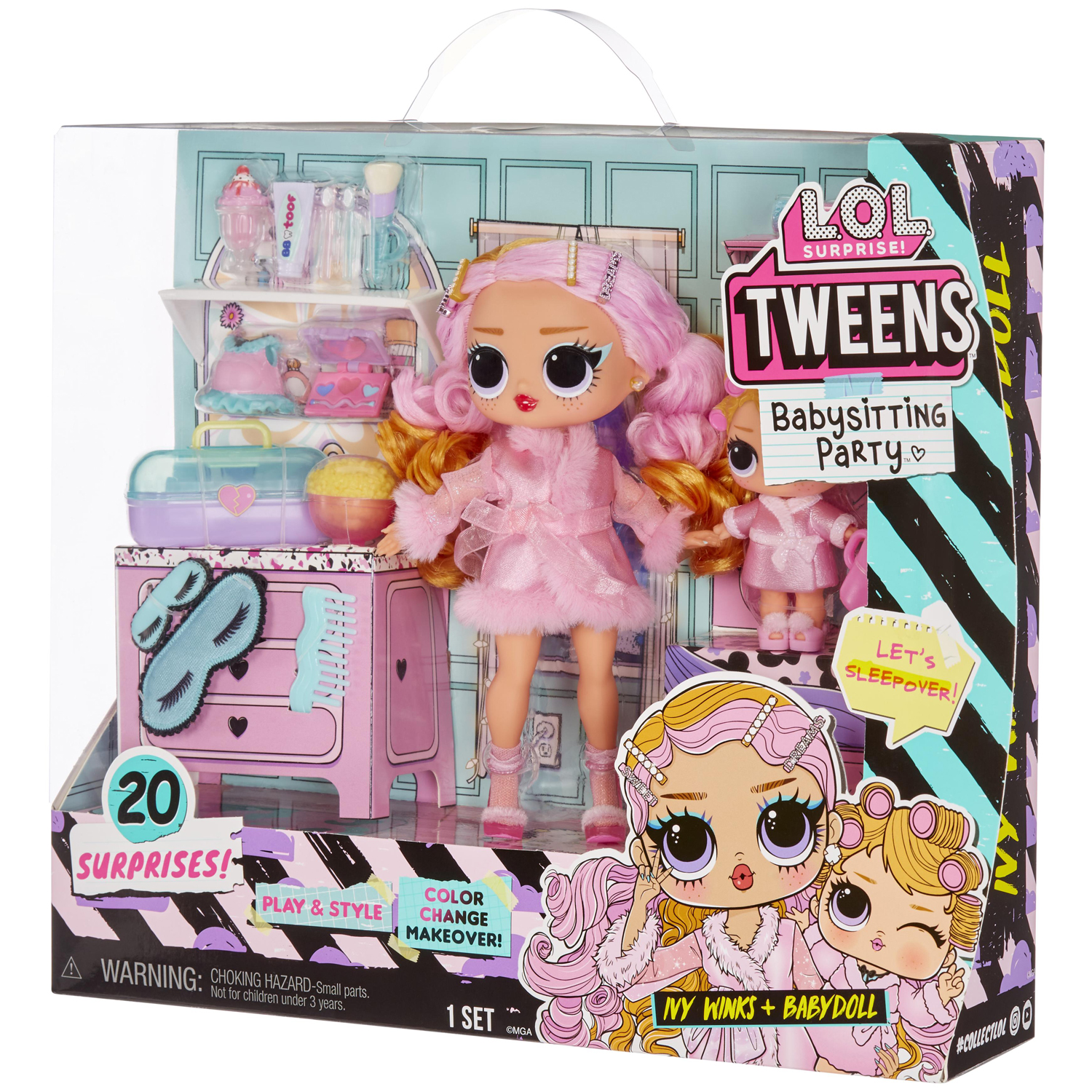 Figurer L.O.L. Surprise Tweens + Tots Baby Sitters - Style 1