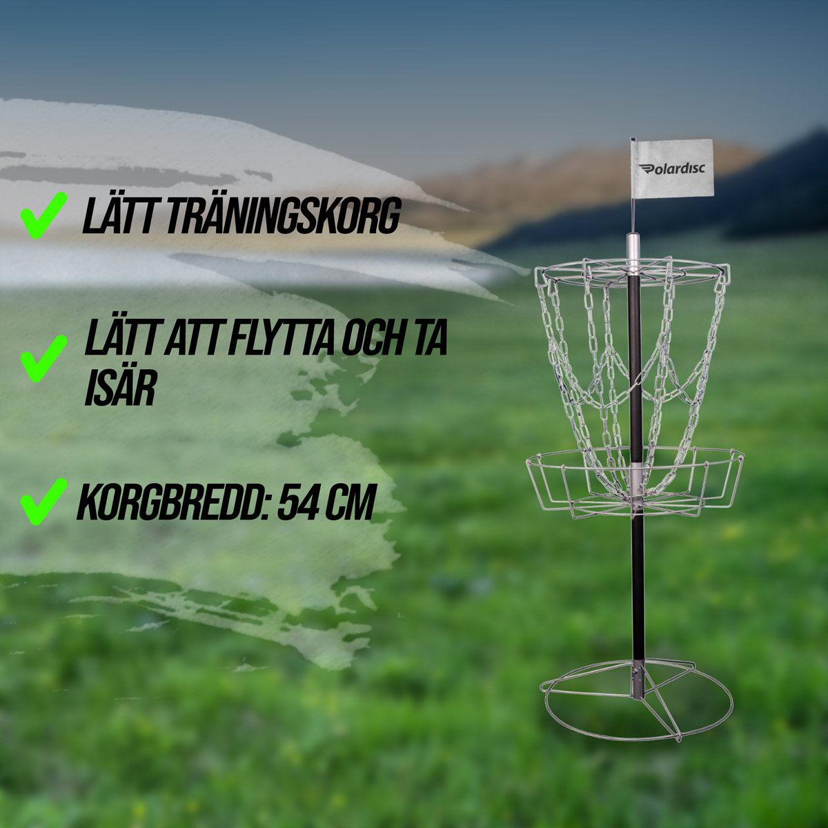 Frisbeegolfkurv Polardisc Startsett