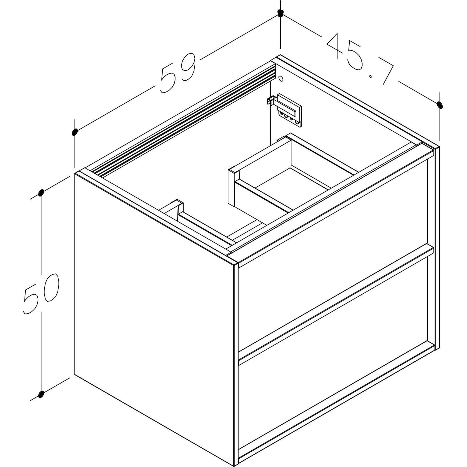 Servantskap Korsbakken Bad Home B60