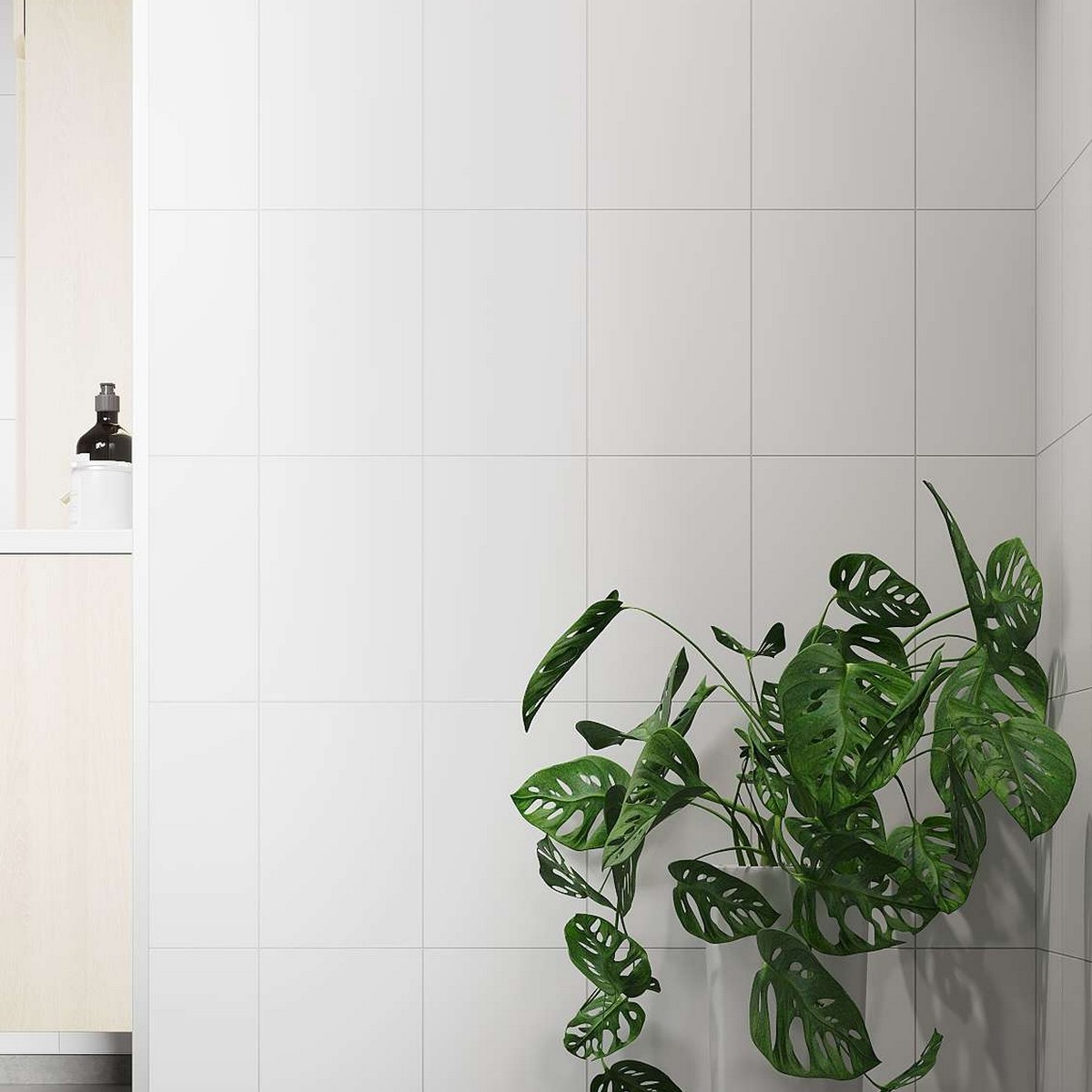 Baderomspanel Fibo 2094-M2030 S White