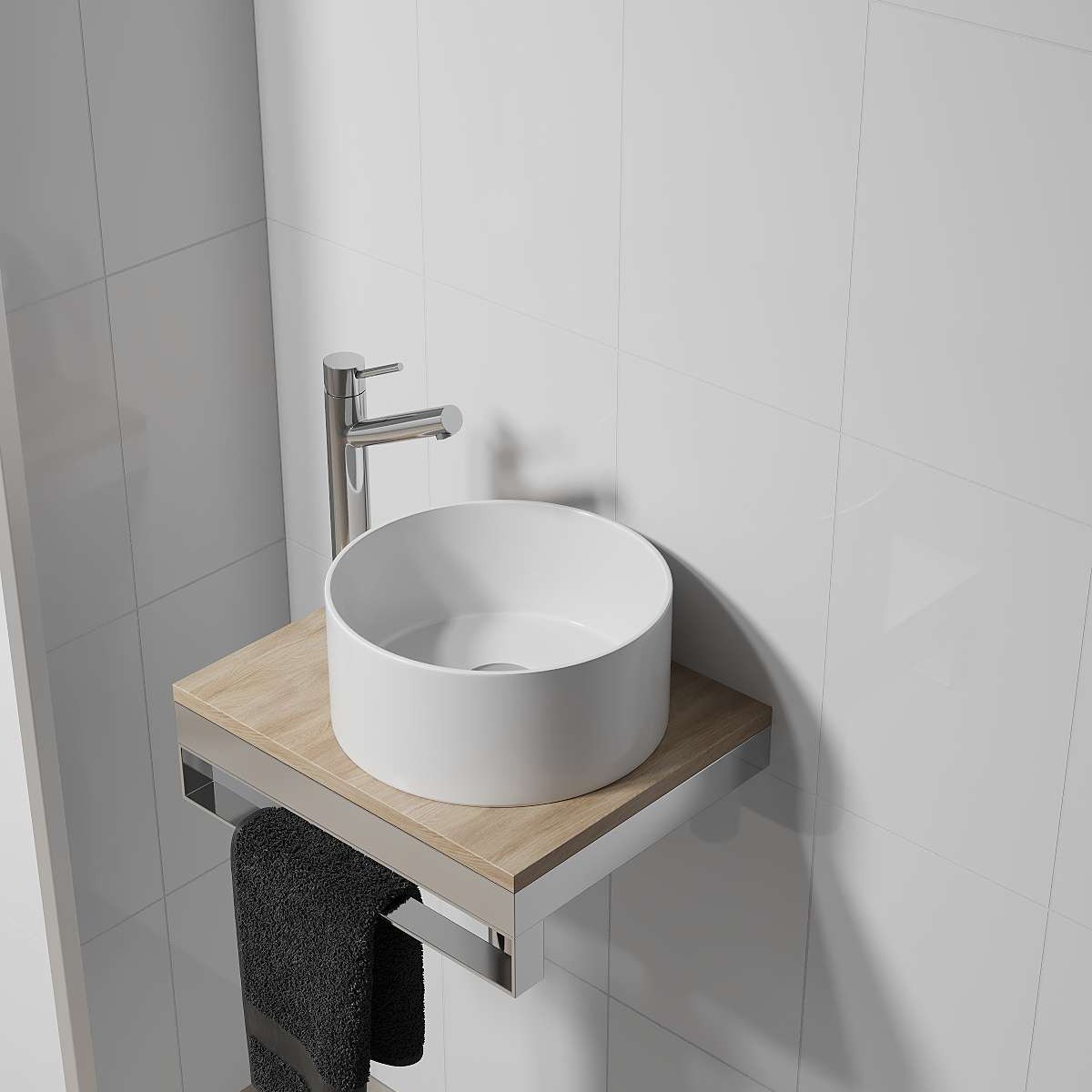 Baderomspanel Fibo 3091-M2030 Denver White