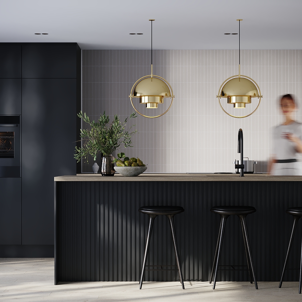 Kitchen Board Fibo 5200-KM0420 EM Warm Grey