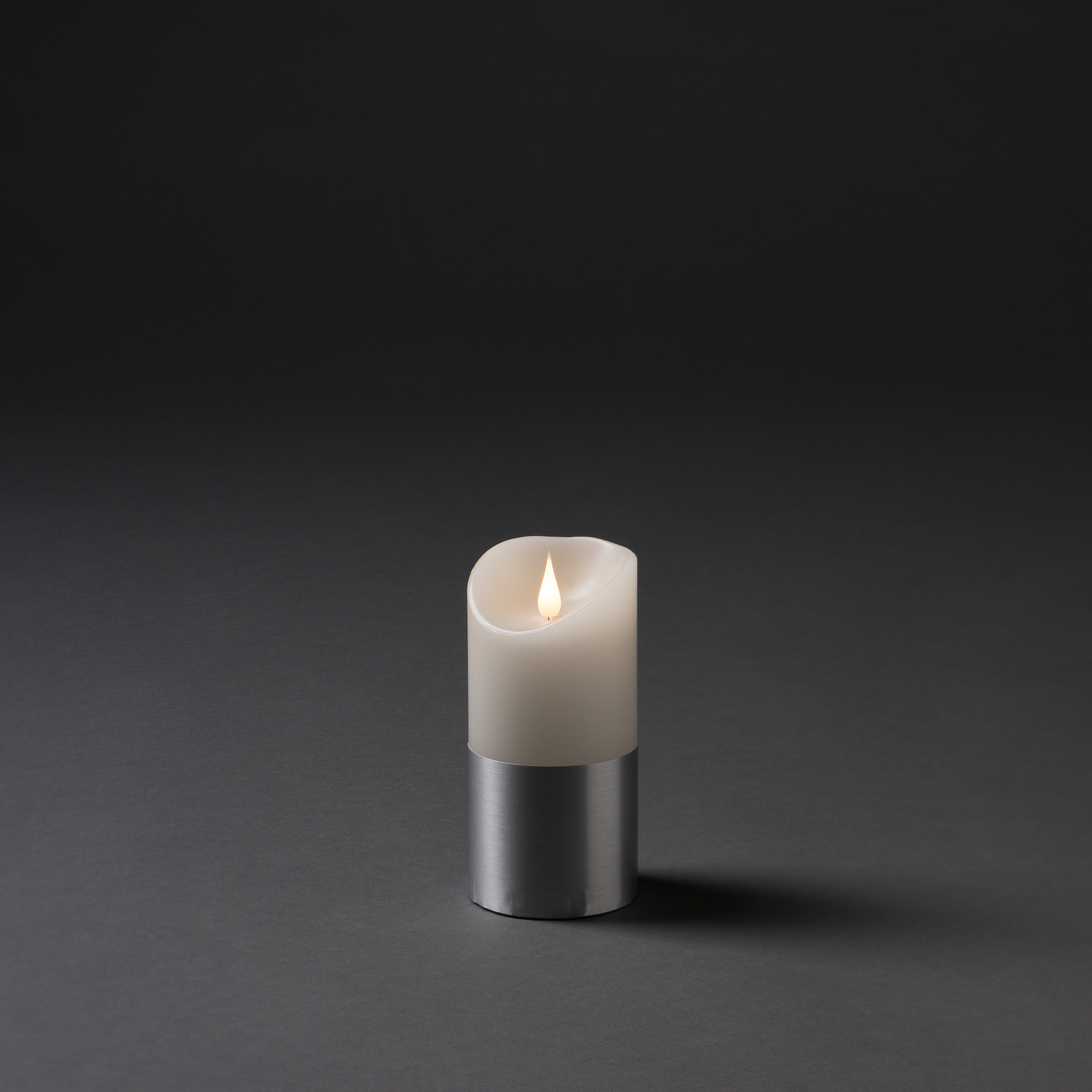 Vokslys Gnosjö Konstsmide med Sølvfolie 15,5 cm