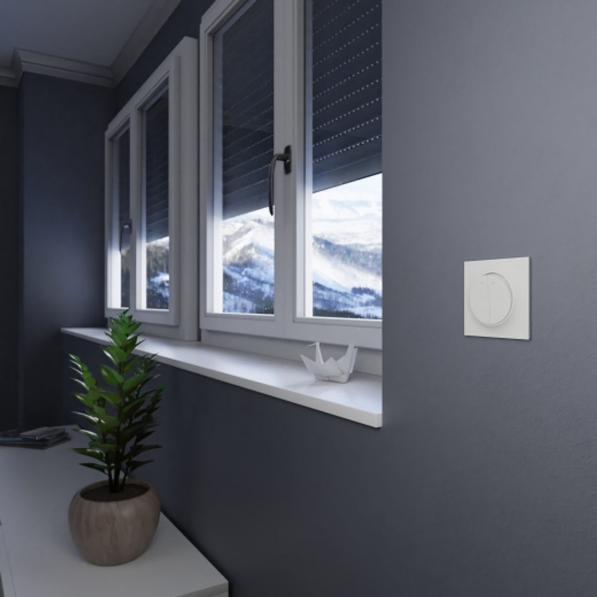 Ramme for Strømbryter Elko One 1-Delt