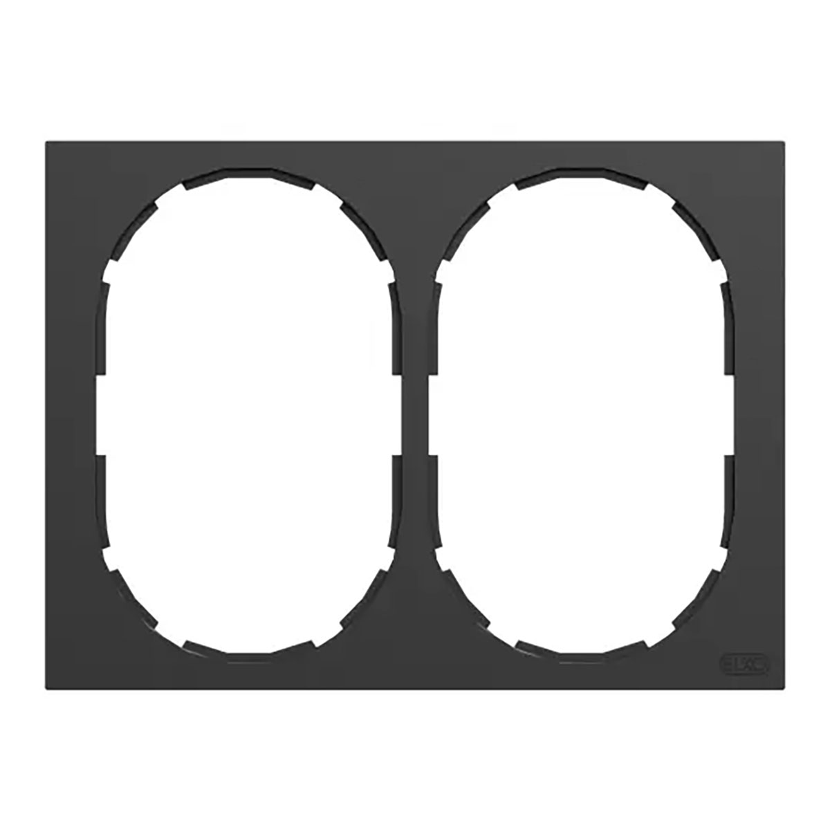 Ramme Elko One Plast 2-delt for Strømbryter Kombinasjonsmontasje