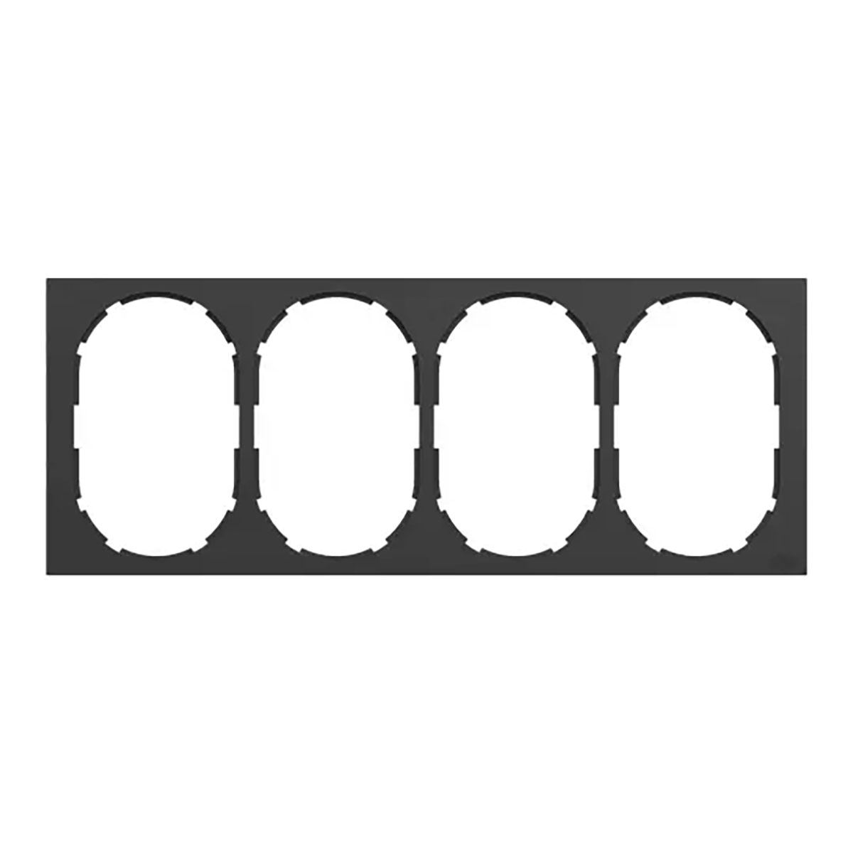 Ramme Elko One 4-Delt Strømbryter Kombinasjonsmontasje