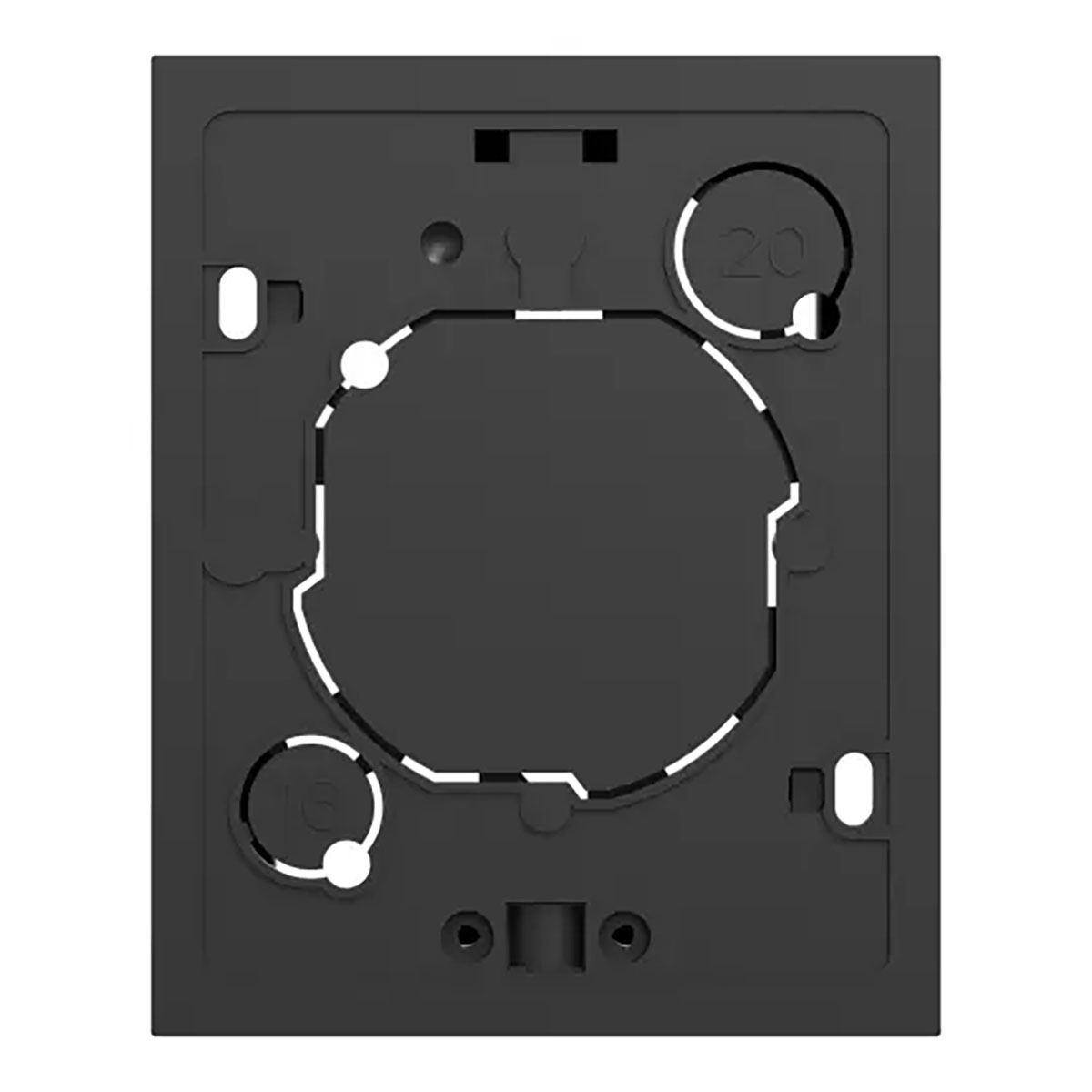 Forhøyningsramme Elko One for 2-veis Uttak Ramme for Strømbryter