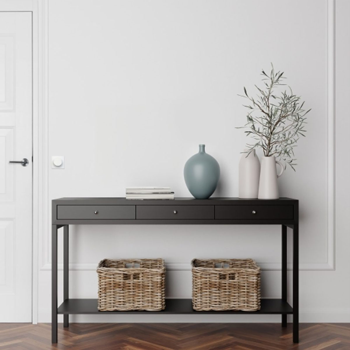 Strømbryter Elko One Innfelt Design 2-pol Skruetilkobling