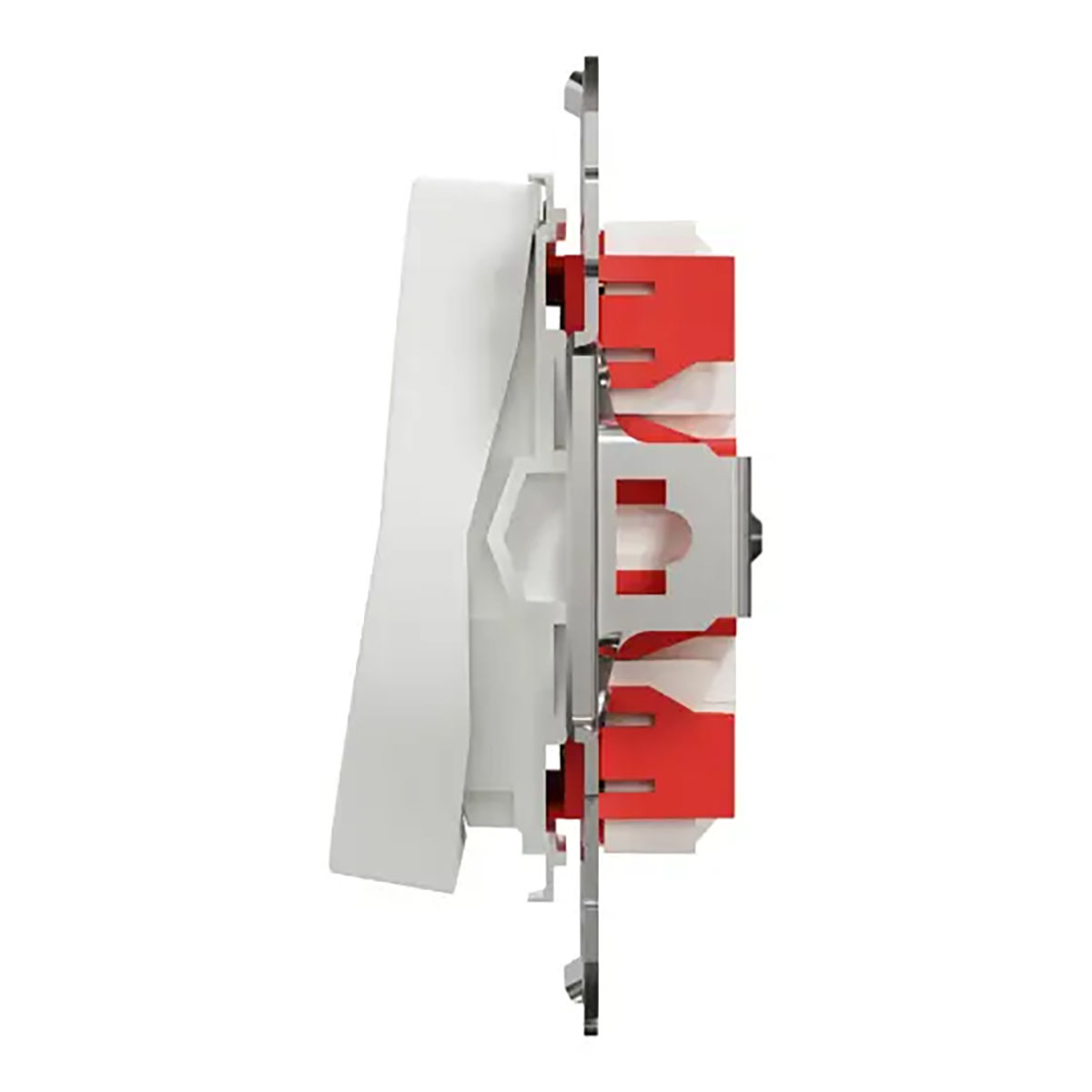 Strømbryter Elko One Innfelt Design 2-pol Skruetilkobling