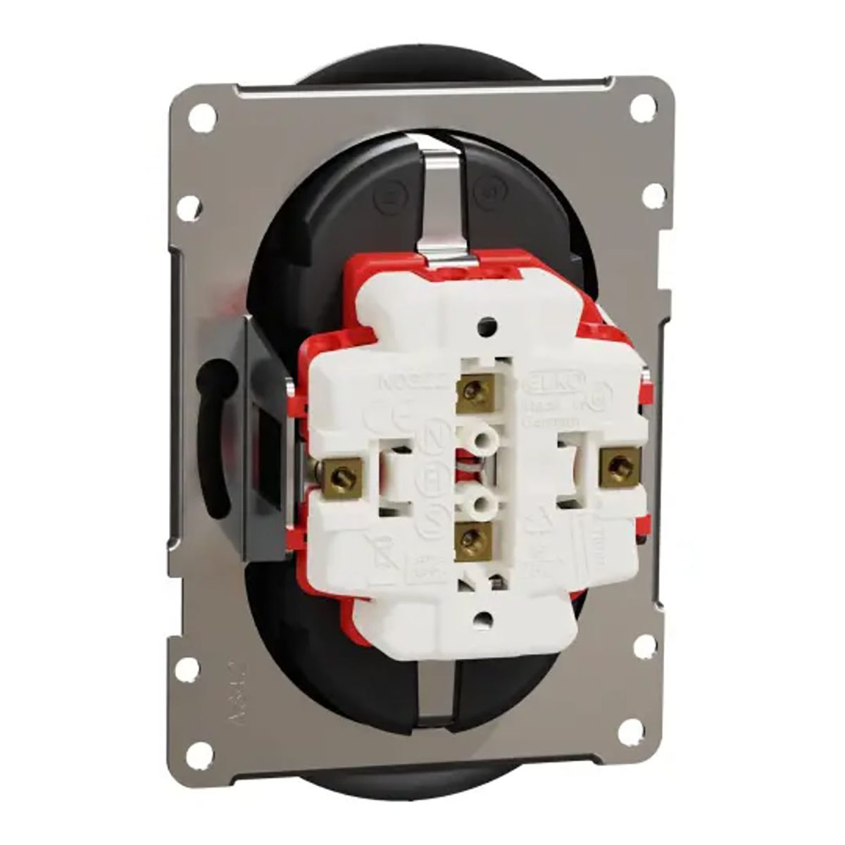 Vegguttak Elko One 2-veis Jordet Innfelt Hurtigkobling