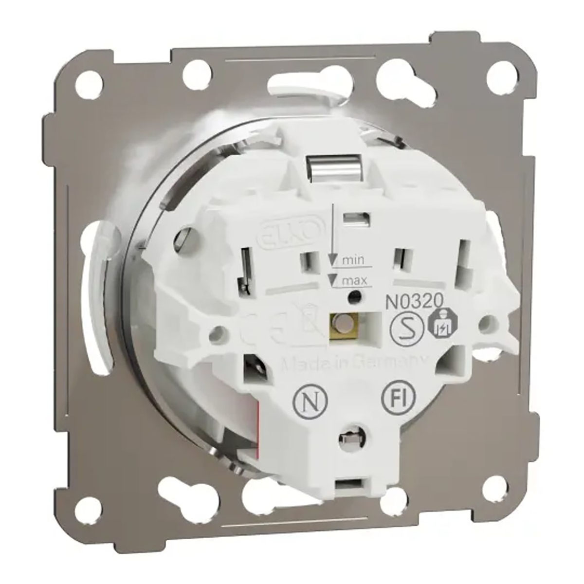 Vegguttak Elko One 1-veis Jordet Hurtigkobling