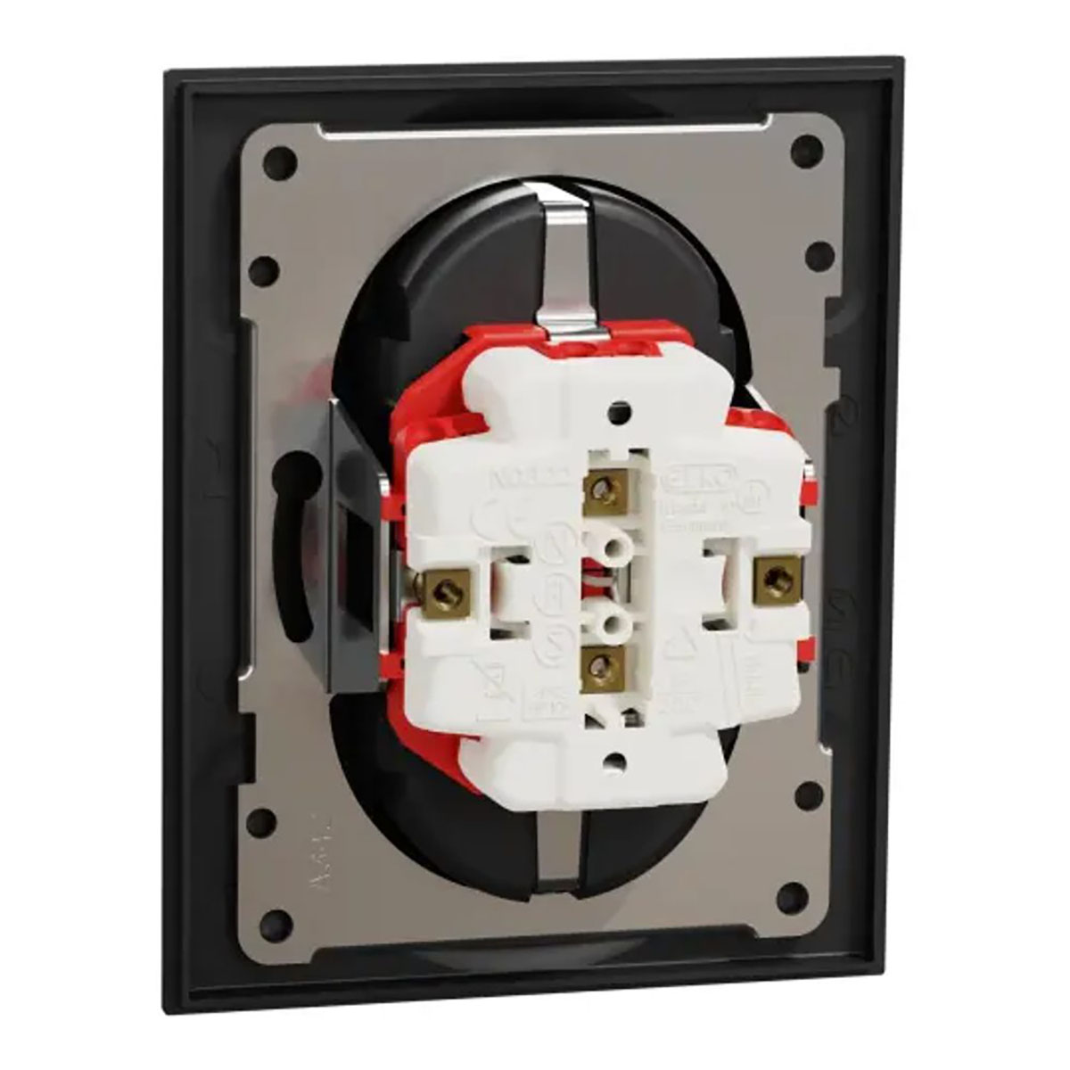 Vegguttak Elko One 2-veis Jordet Hurtigkobling