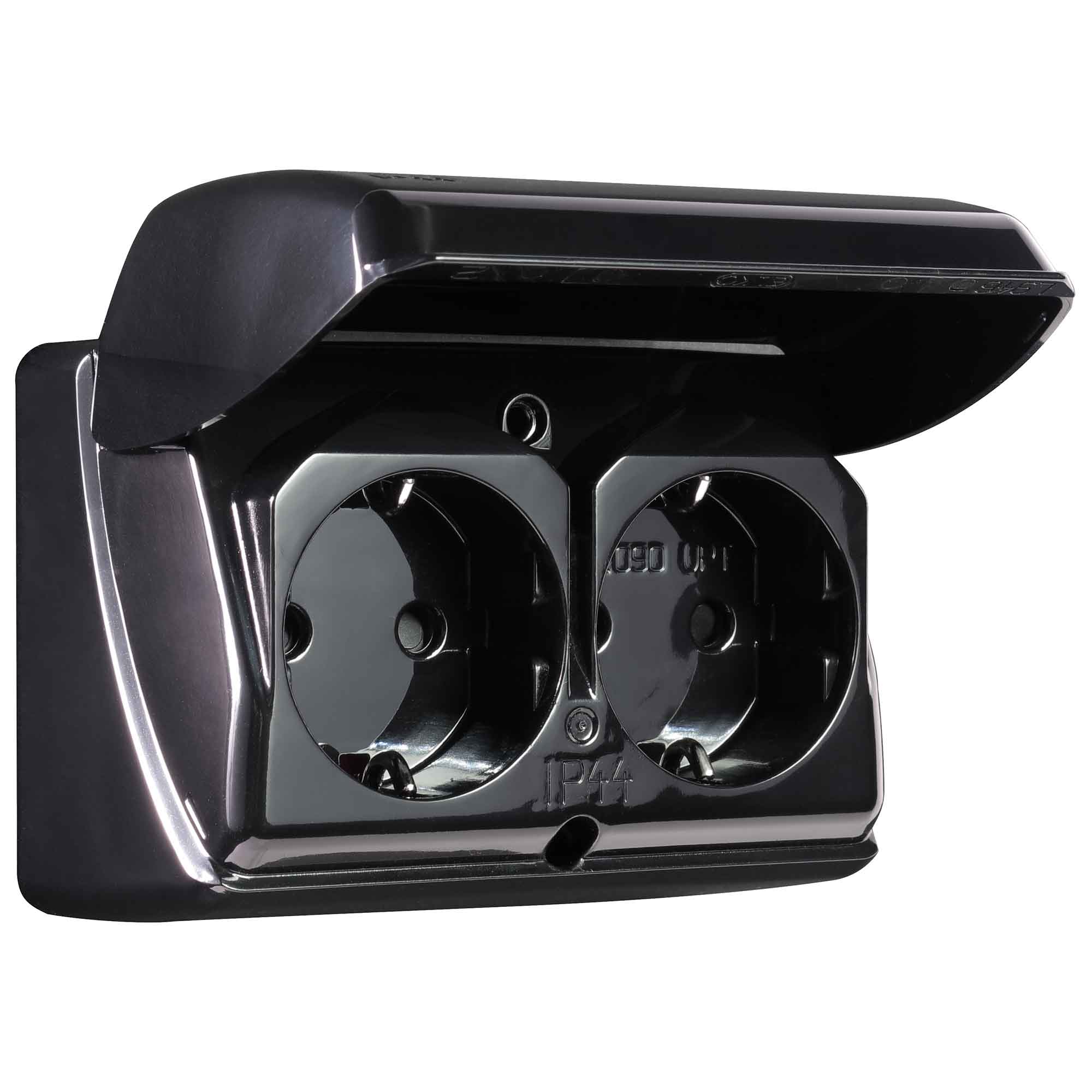 Stikkontakt Elko Mj 2-Veis IP44