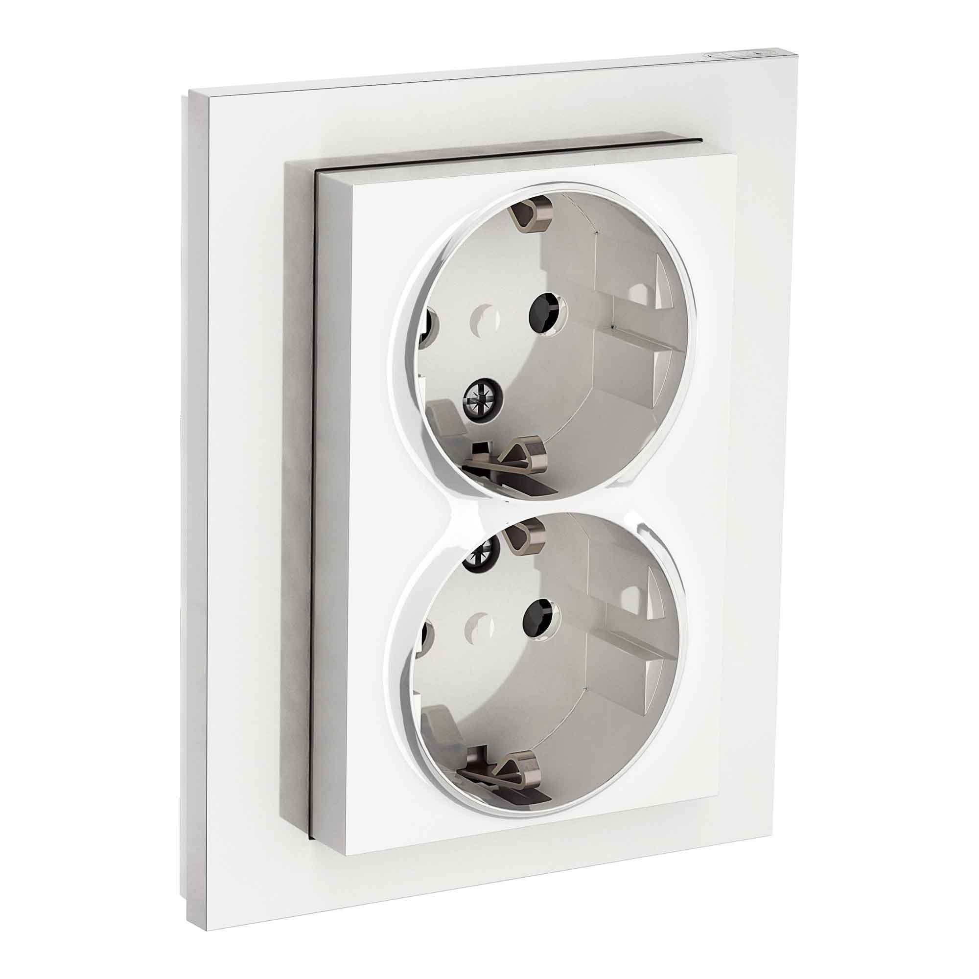 Stikkontakt Elko Plus 2-Veis DUO