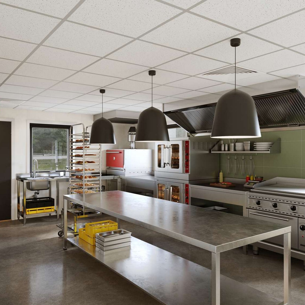 Baderomspanel Fibo 5206-M6040 EM Olivegreen