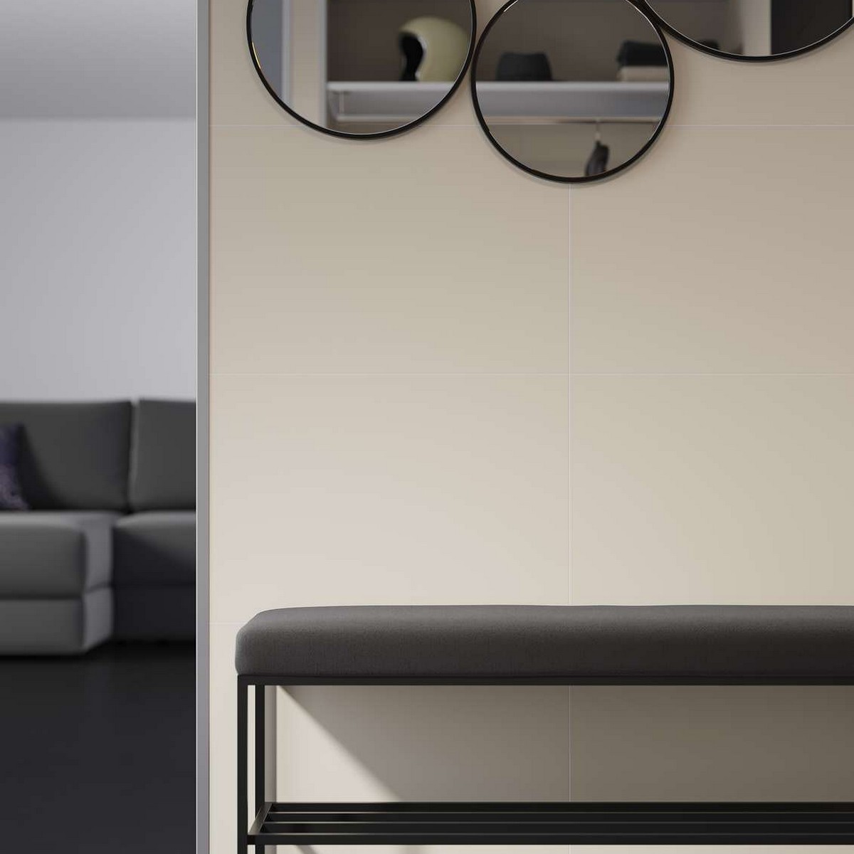 Baderomspanel Fibo 5233-M6040 EM Light Sand