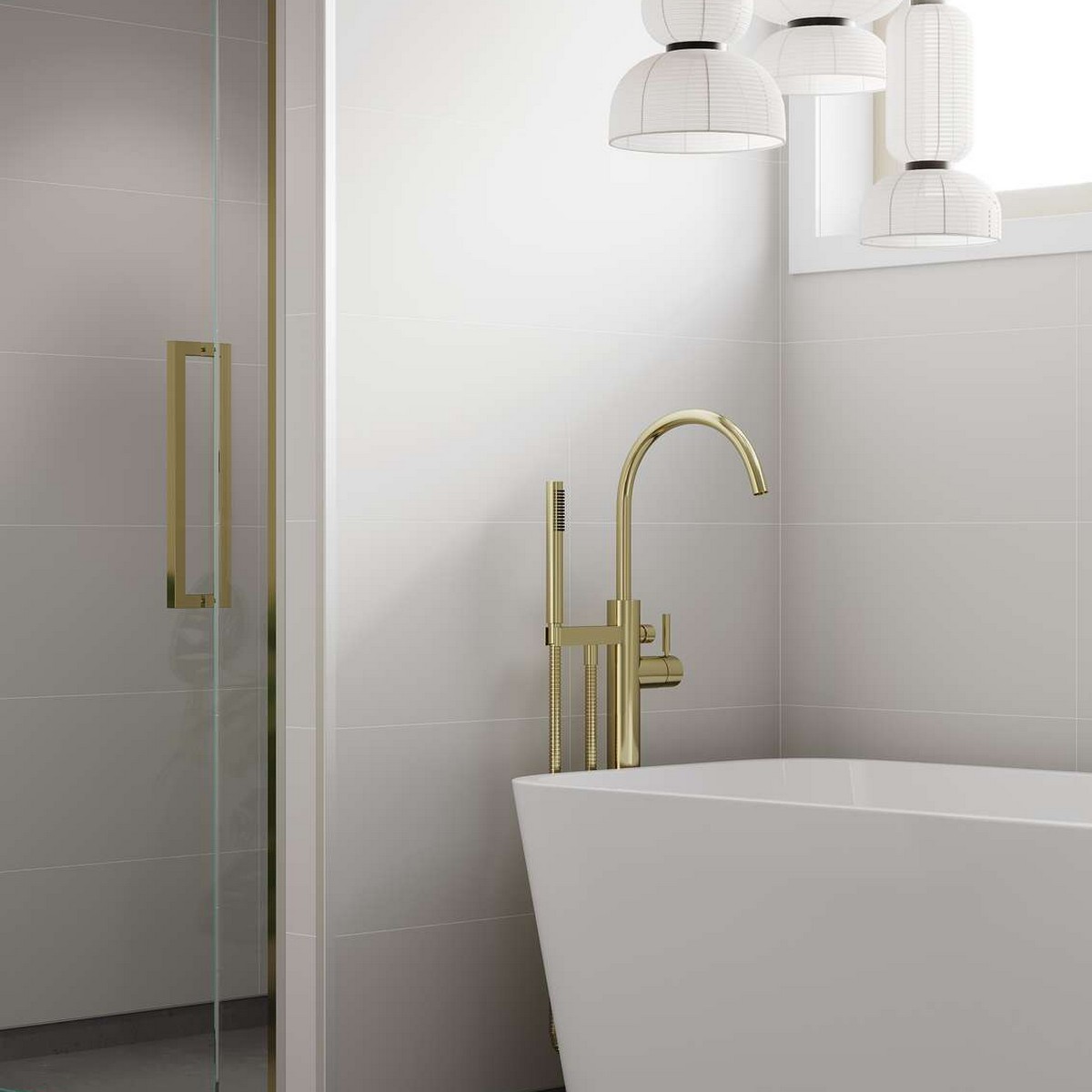 Baderomspanel Fibo 2090-LM6030 Light Grey