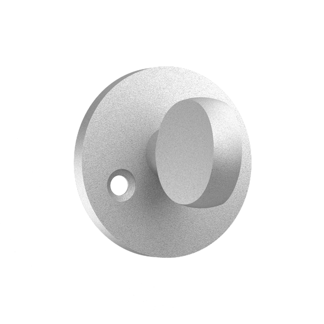 Wc-beslag Habo Selection TS 1 Glassblåst Krom