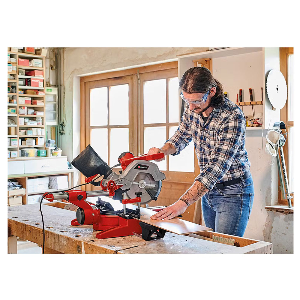 Kapp- og Gjærsag Einhell TE-SM 254 Dual Inkl. Sagbenk