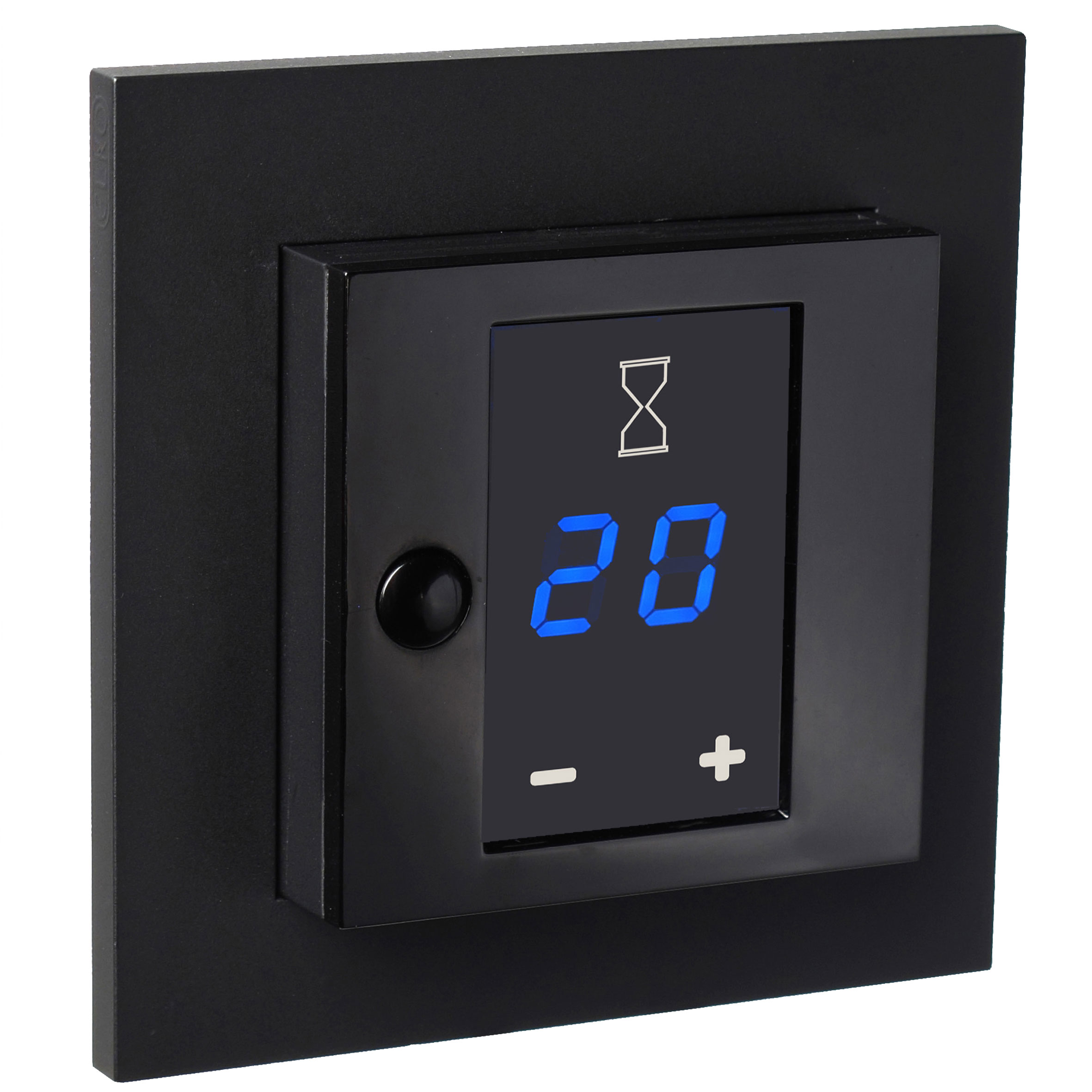 Timer Elko Plus Display 2-Pol 16A Svart