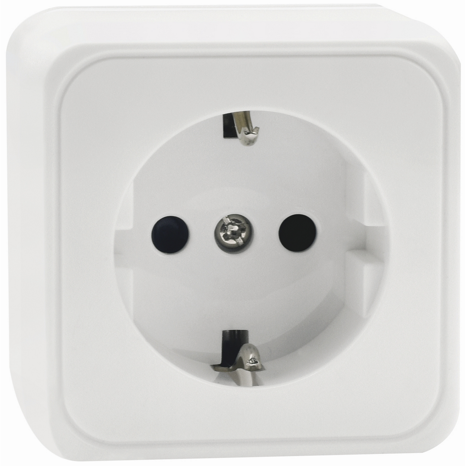 Uttag Malmbergs Gamma 1-Vägs Vit