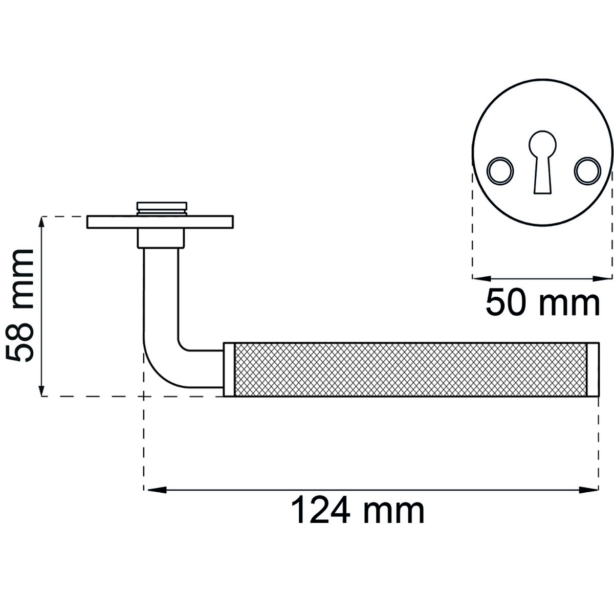 Innerdørvrider Habo Lexington