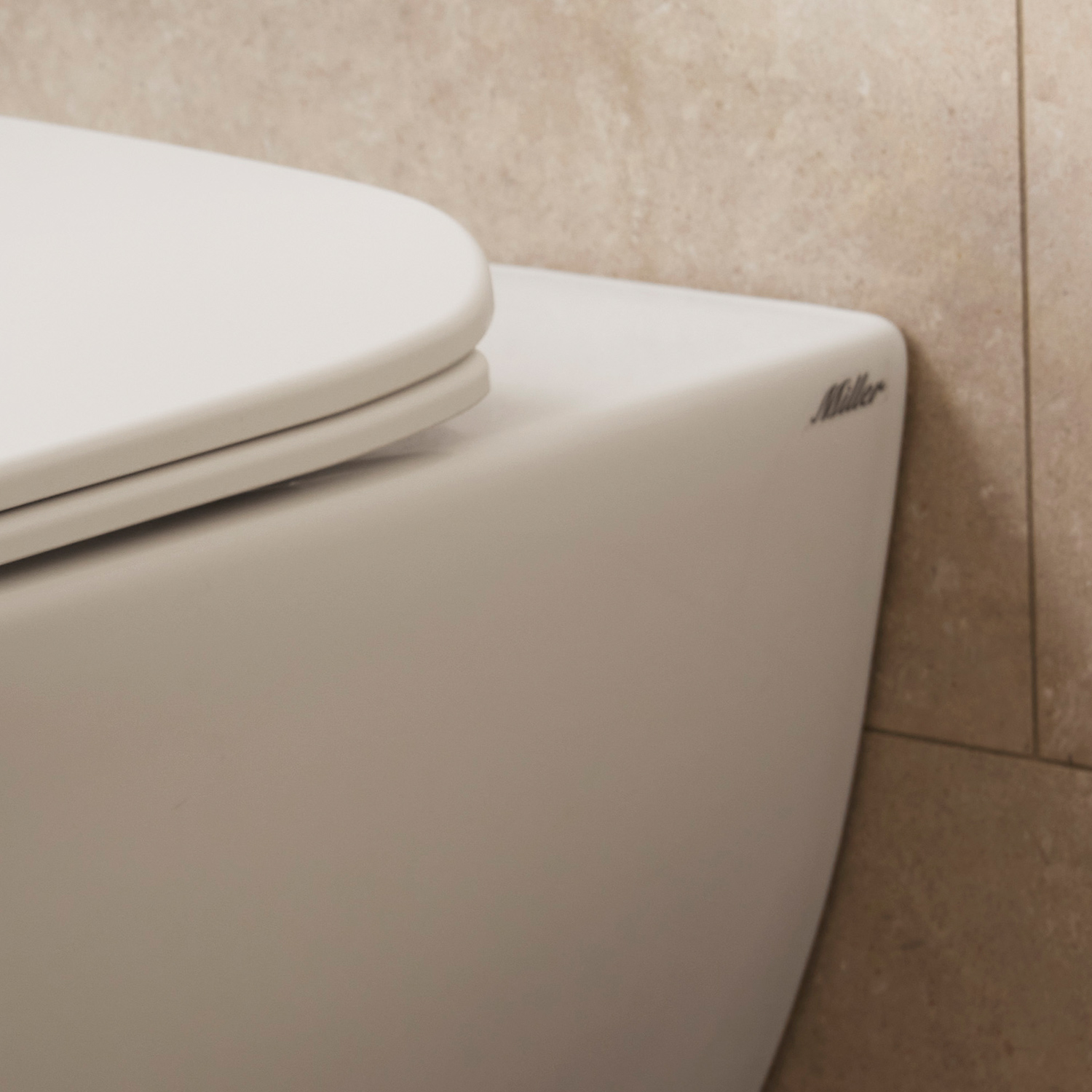 Vägghängd Toalettstol Miller Badrum Rimless