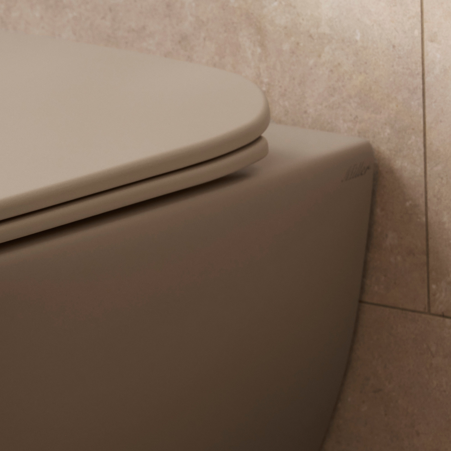 Vägghängd Toalettstol Miller Badrum Rimless