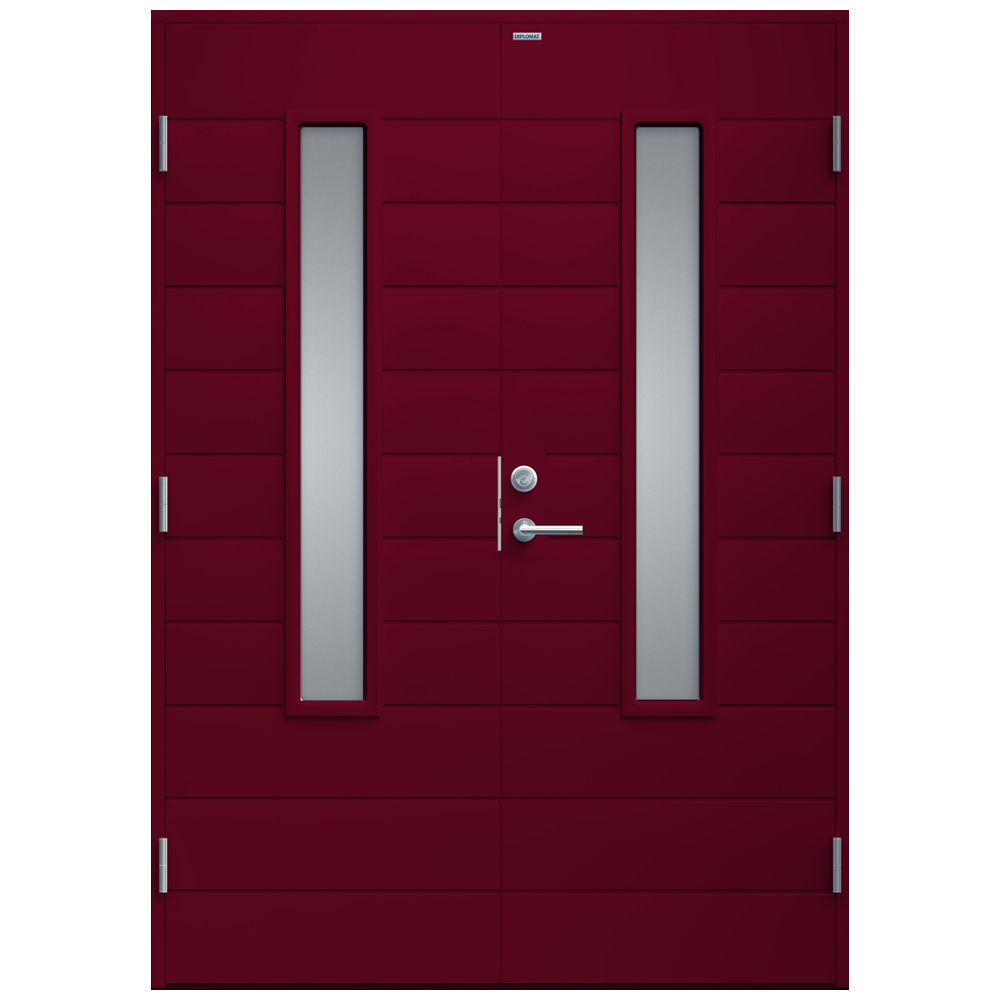 Tofløyet Ytterdør Diplomat Clara Klart Glass