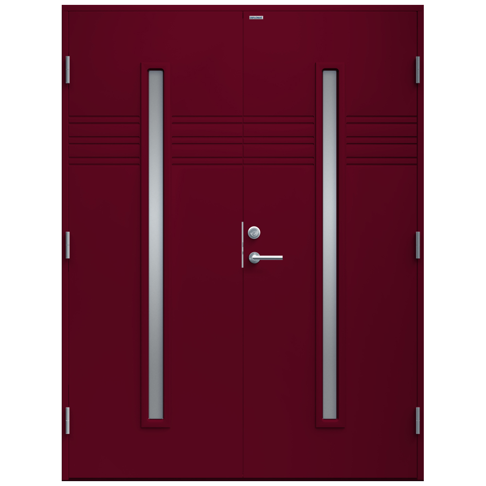 Tofløyet Ytterdør Diplomat Felicia Klart Glass