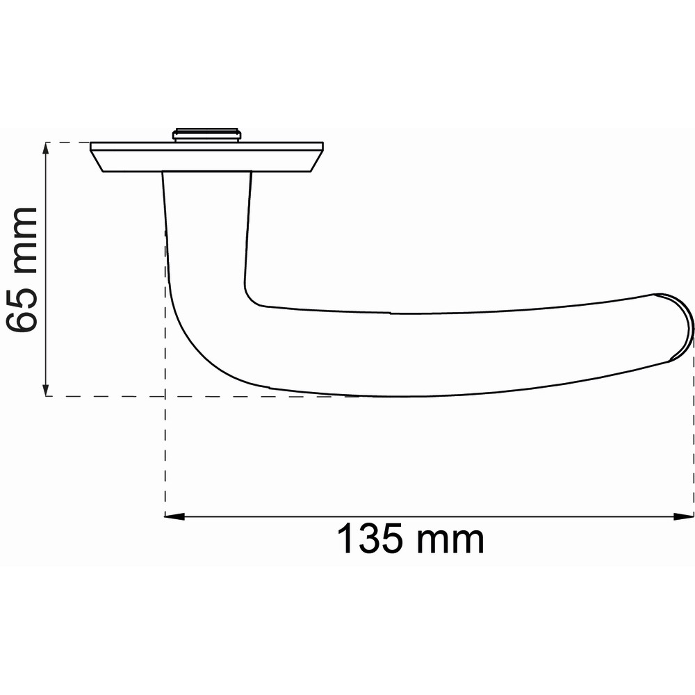 Ytterdørhåndtak Habo Porto