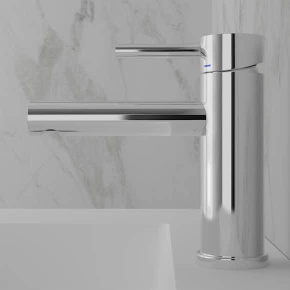 tvättställsblandare scandtap steel clear