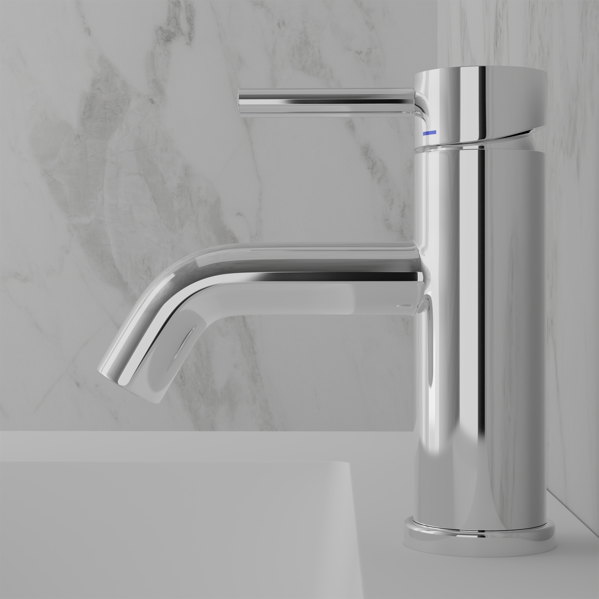 tvättställsblandare scandtap steel wave