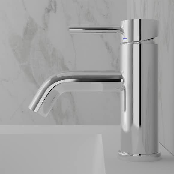 tvättställsblandare scandtap steel wave