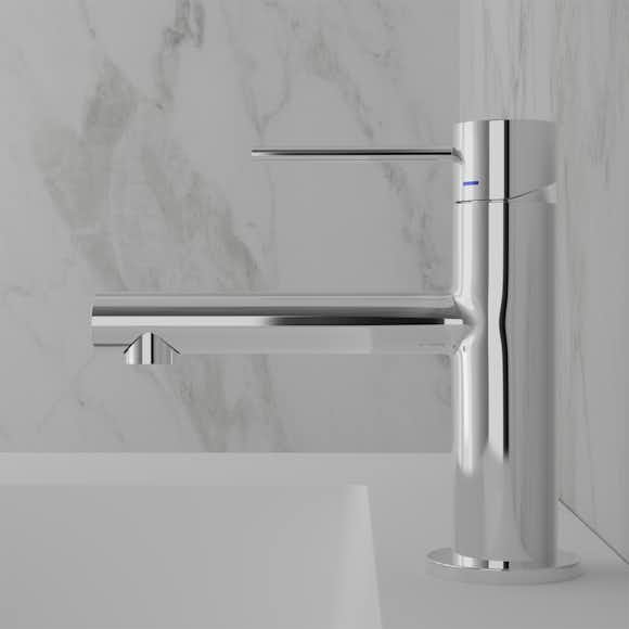 tvättställsblandare scandtap steel vertex