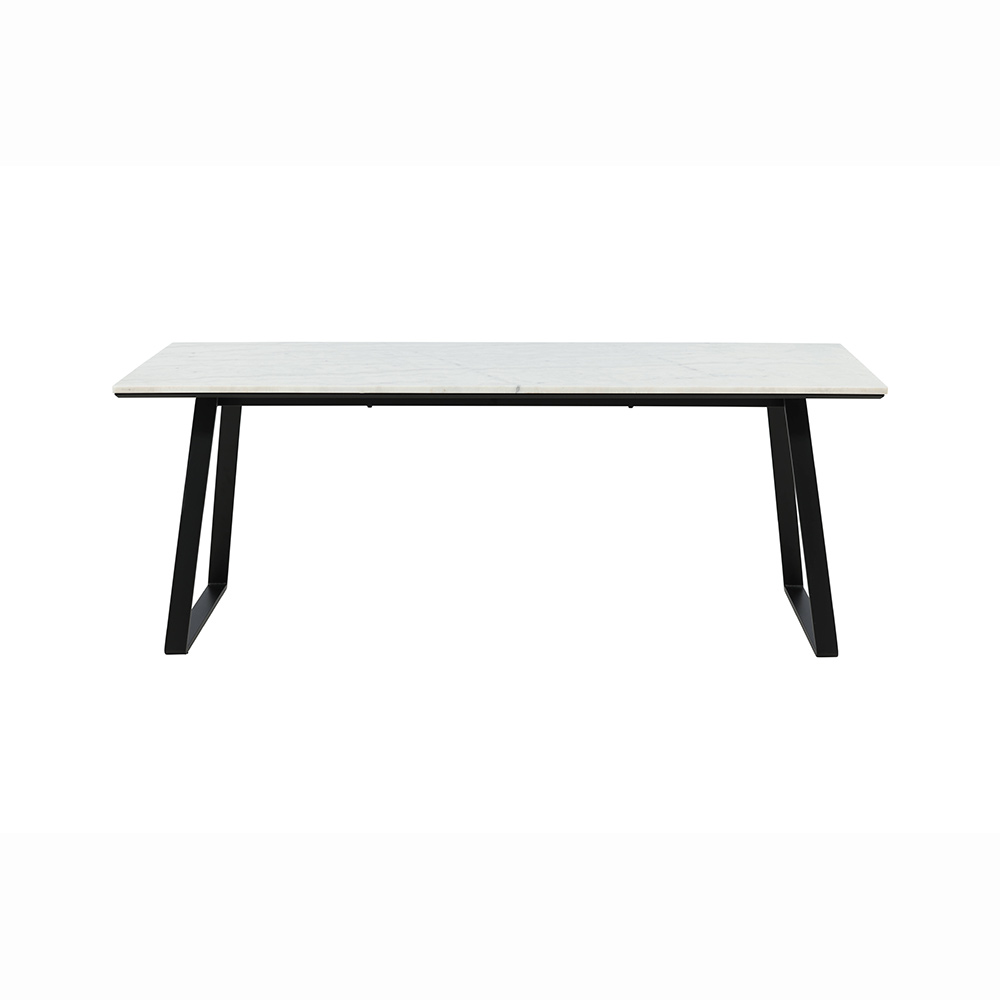 Matbord Venture Home Estelle Marmor Vit/Svart