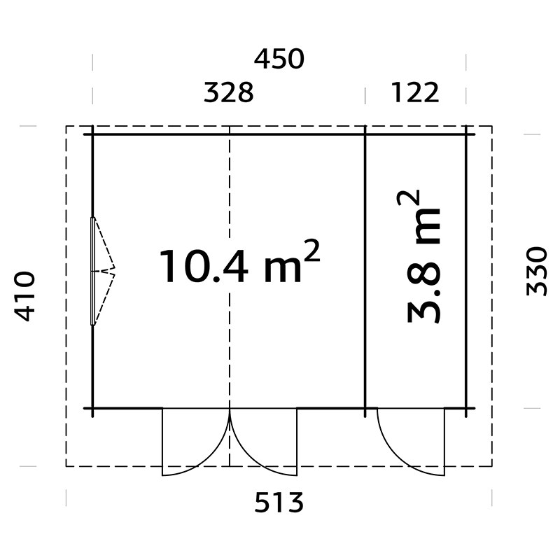 Gjestehytte Palmako Emma 14,2 M2